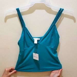 Never worn blue tank top